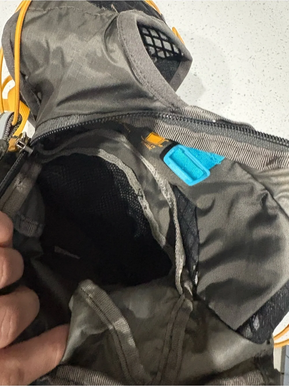 REI Olive Green and Yellow Swiftland 5 Hydration Vest